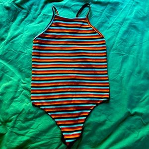 Cute striped body suit!